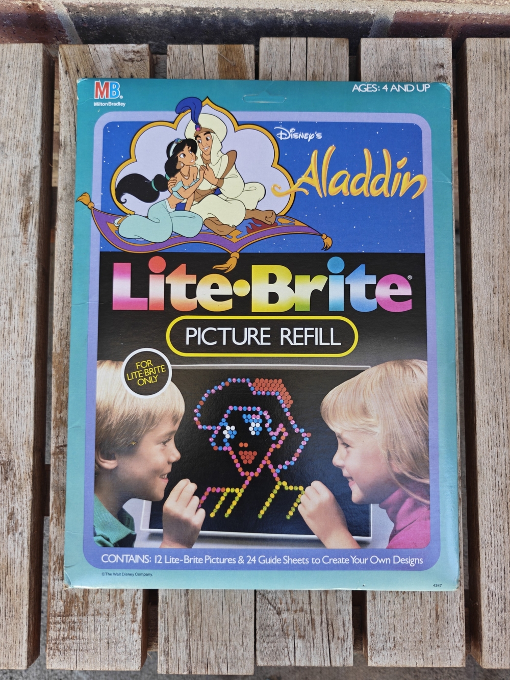 Lite-Brite Aladdin Picture Refill - Turquoise Accent